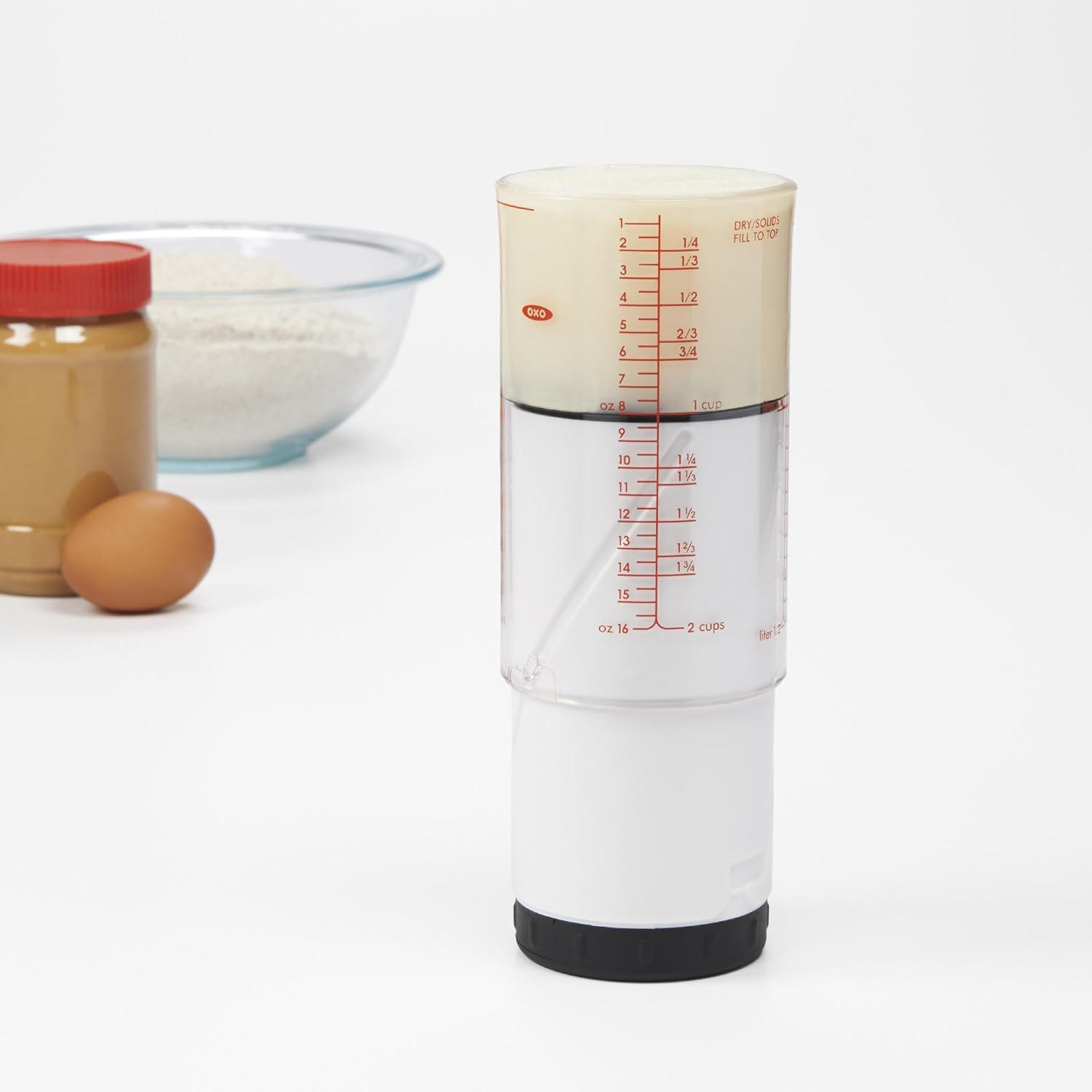 OXO Good Grips 2 Cup Adjustable Measuring Cup - Image 4